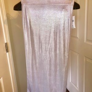 Silver tube dress/skirt